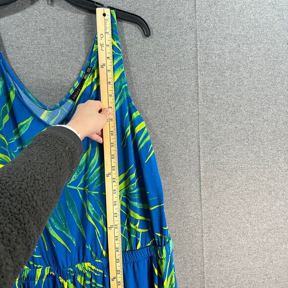 AmberNoon II Petite UPF 50 Cropped Painted Ju Sapphire Palm Petite 1X - Picture 8 of 16